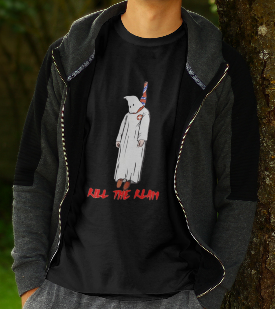 Kill The Klan Anti Fascist Message Iconic Protest T-Shirt