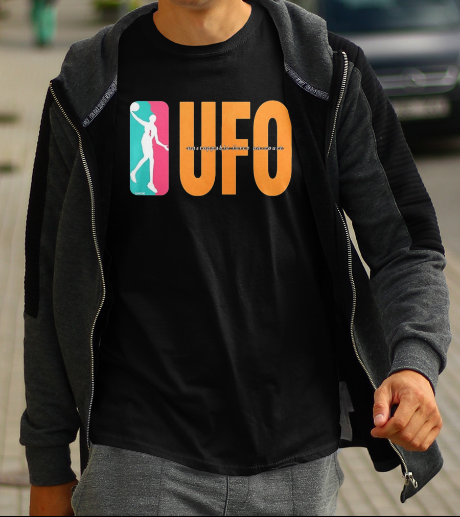 UFO Unstoppable Force On Court San Antonio Spurs T-Shirt