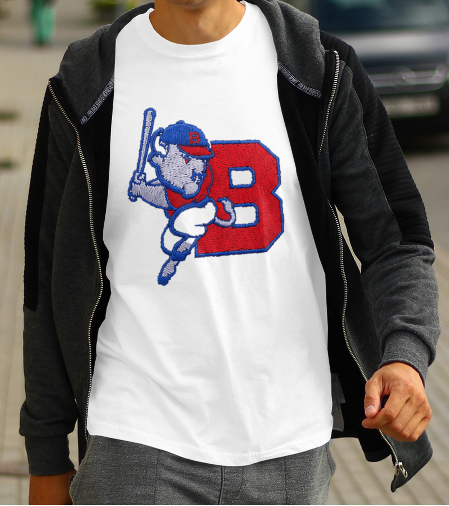 2026 Buffalo Bisons Big League Chew B Logo Baseball Bat Hitting Buffalo Embroidery Hat T-Shirt