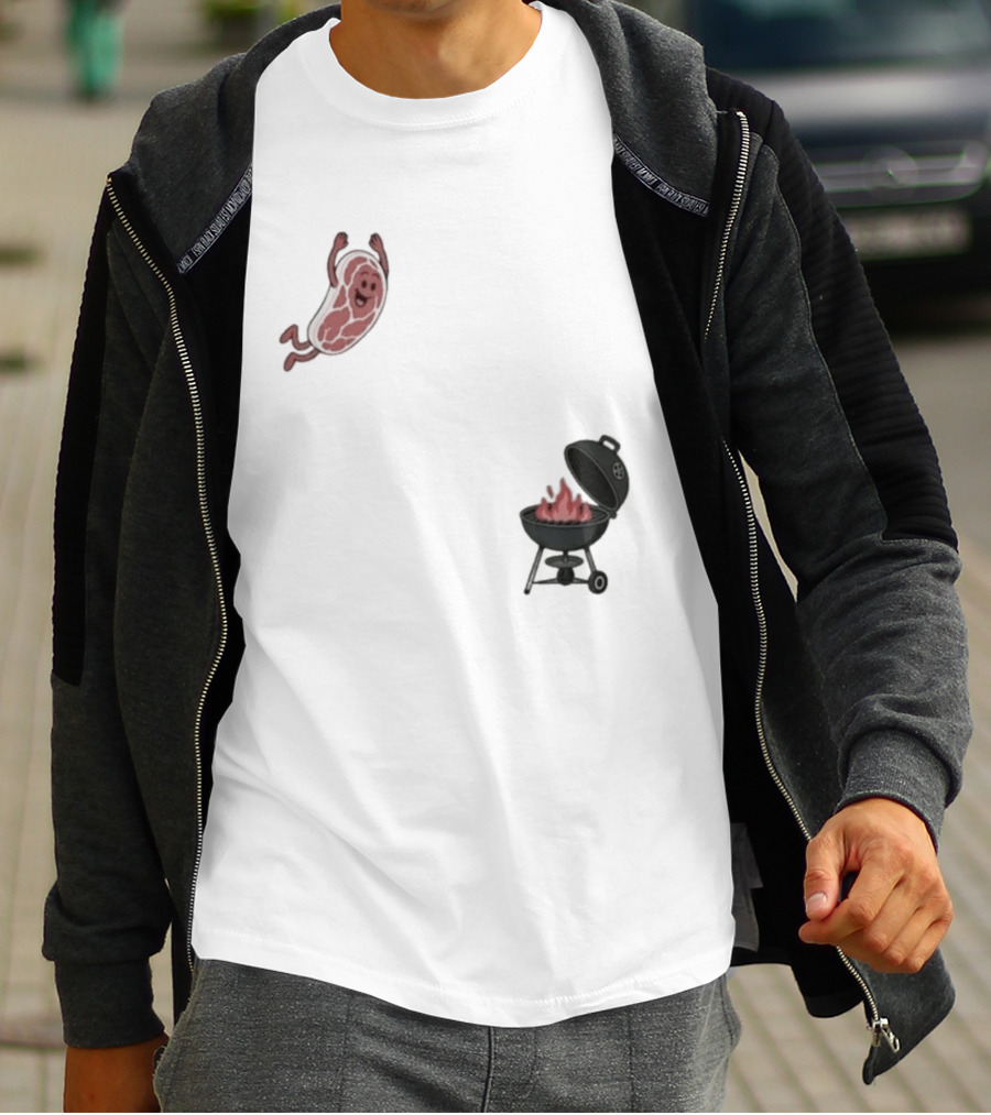 BBQ Jumping Steak 2026 Funny Grill T-Shirt