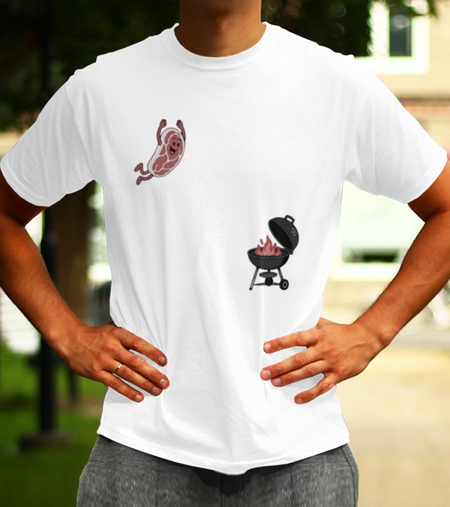 BBQ Jumping Steak 2026 Funny Grill T-Shirt
