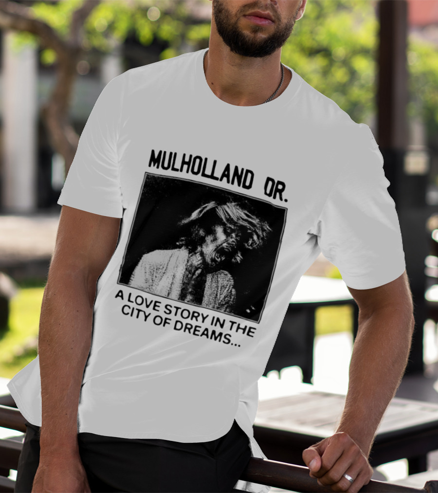 Mulholland Dr. A Love Story In The City Of Dreams Vintage Noir Aesthetic T-Shirt