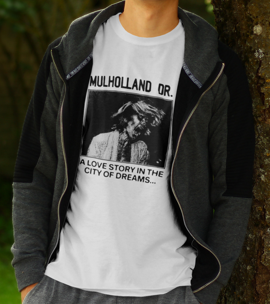 Mulholland Dr. A Love Story In The City Of Dreams Vintage Noir Aesthetic T-Shirt