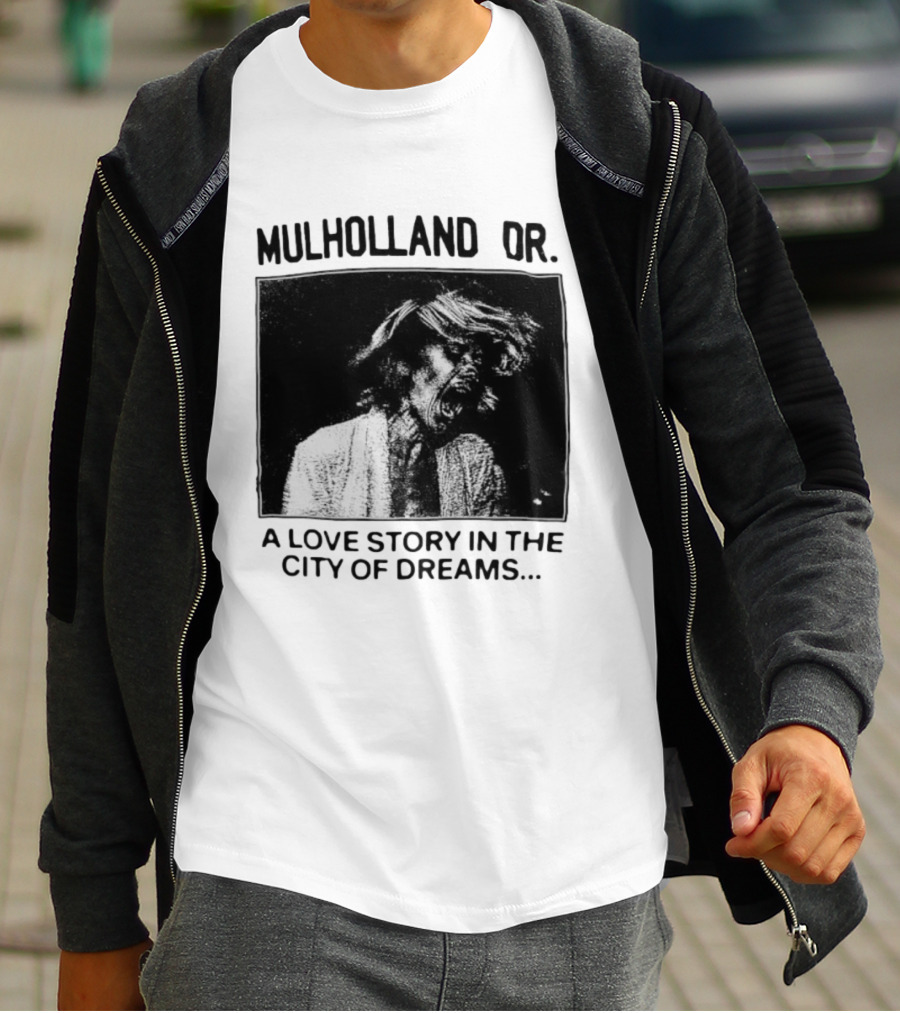 Mulholland Dr. A Love Story In The City Of Dreams Vintage Noir Aesthetic T-Shirt