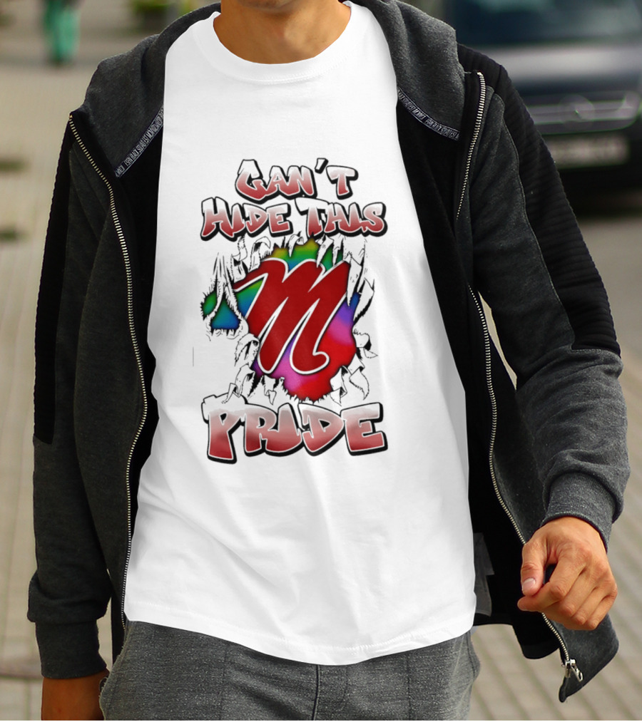 Can't Hide This Pride Ole Miss Rebels M T-Shirt