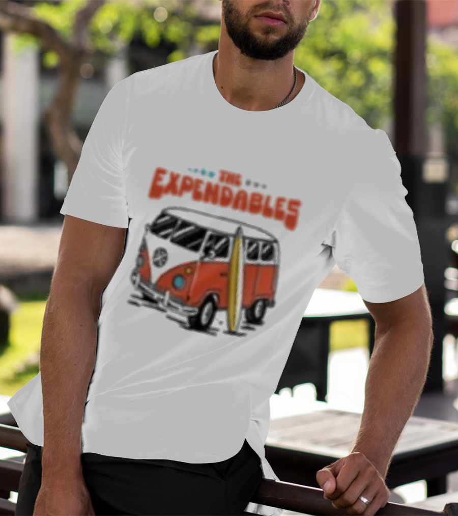 The Expendables Surfer Van Santa Cruz CA T-Shirt