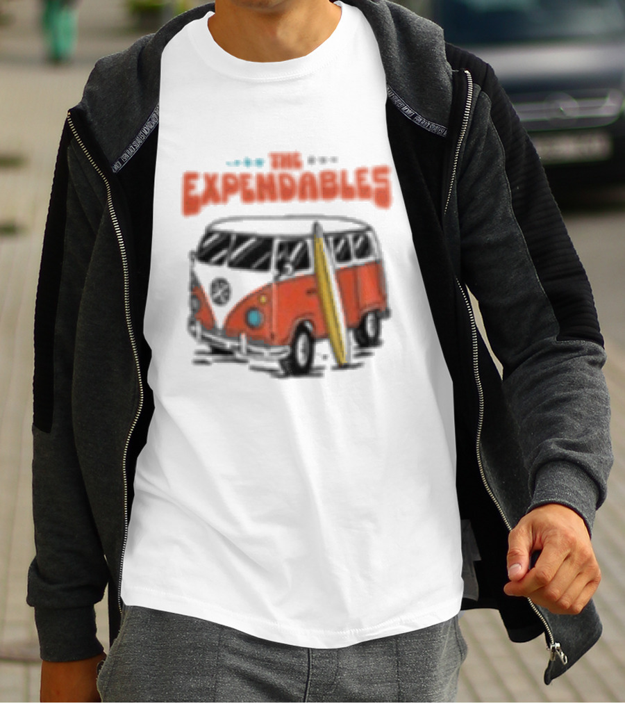 The Expendables Surfer Van Santa Cruz CA T-Shirt