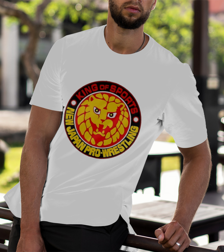 King Of Sports New Japan Pro Wrestling Lion T-Shirt