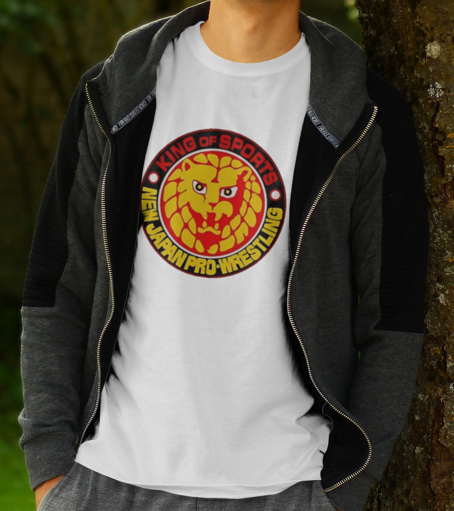 King Of Sports New Japan Pro Wrestling Lion T-Shirt