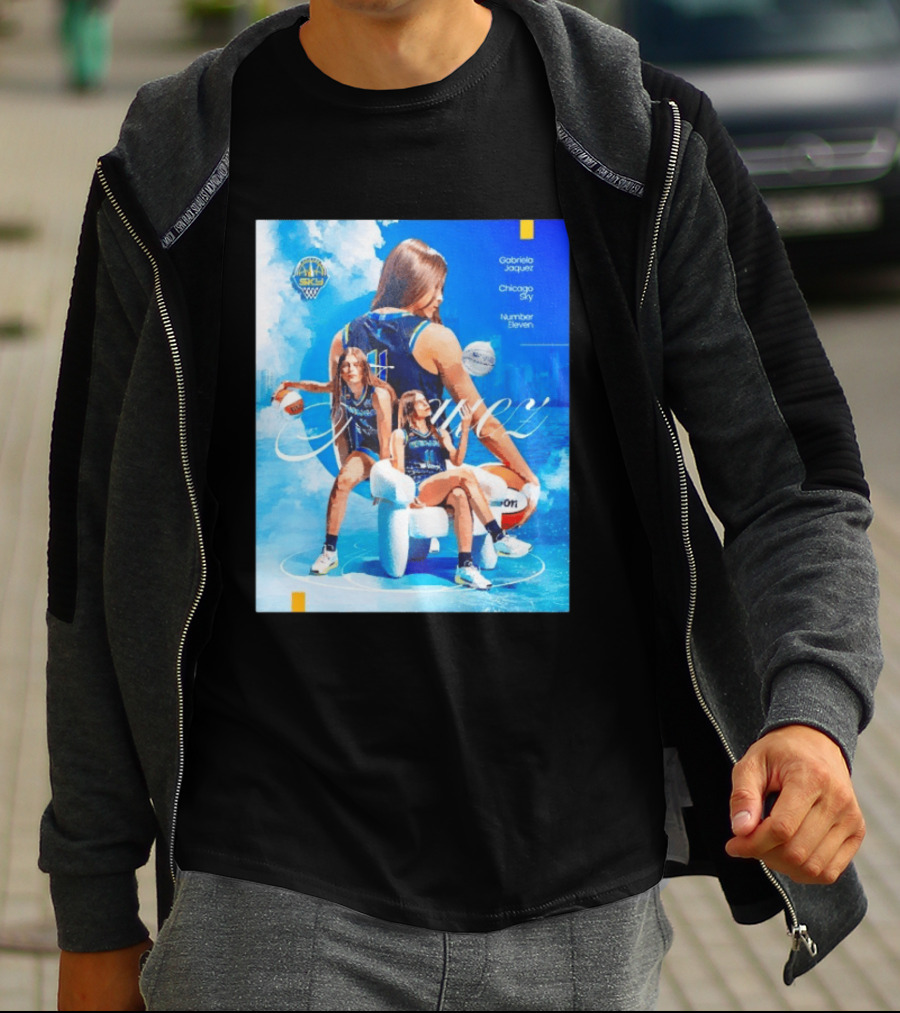 Chicago Sky Gabriela Jaquez Number Eleven Basketball T-Shirt