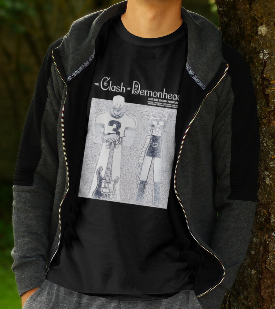 The Clash At Demonhead The Big Bang Tour 2006 Band Art Comic T-Shirt