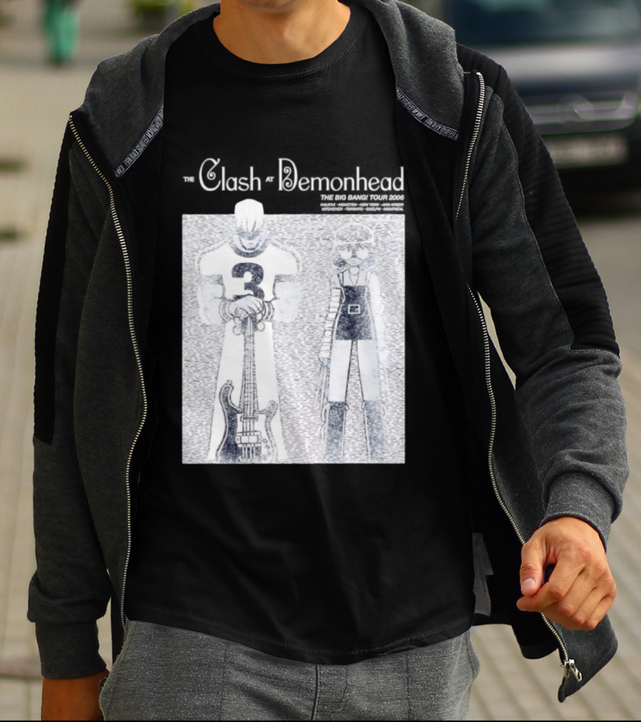 The Clash At Demonhead The Big Bang Tour 2006 Band Art Comic T-Shirt
