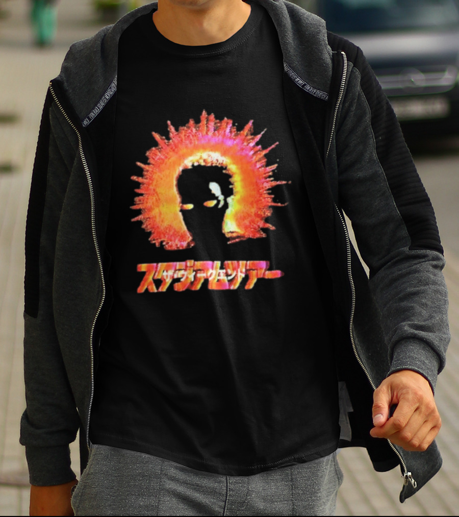 The Weeknd Japan Tour After Hours Til Dawn Flame Headburst T-Shirt