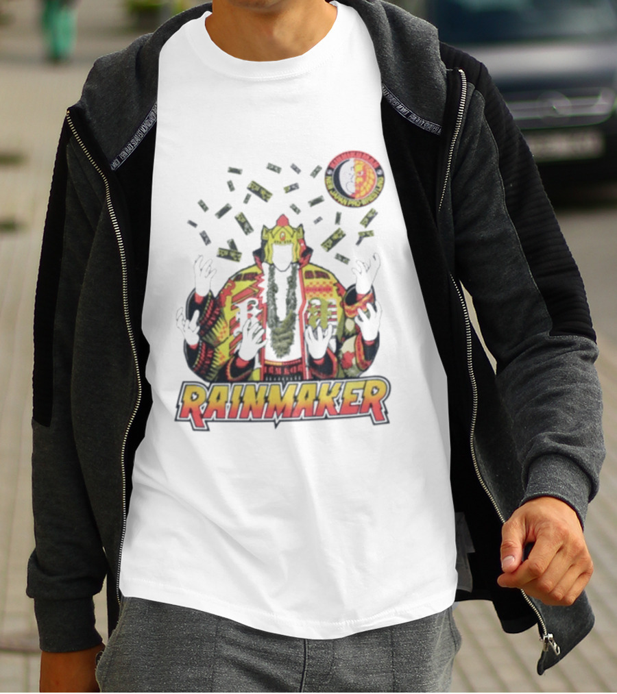 Rainmaker Kazuchika Okada Wrestling Money Rain T-Shirt