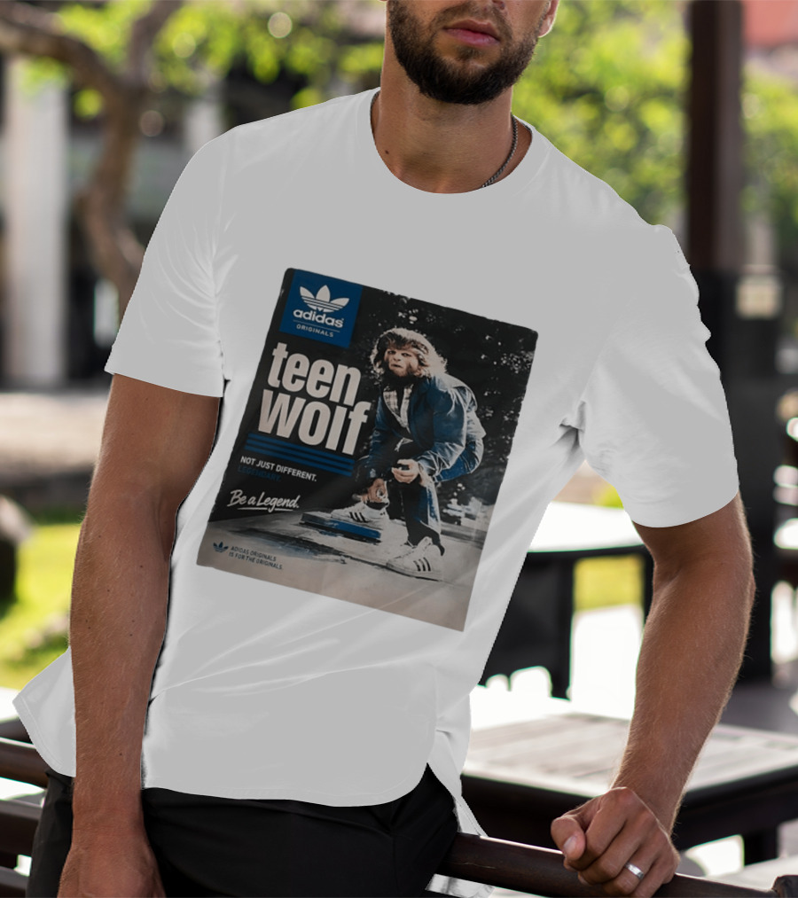 Adidas Originals Teen Wolf Be A Legend Not Just Different Legendary Skater T-Shirt