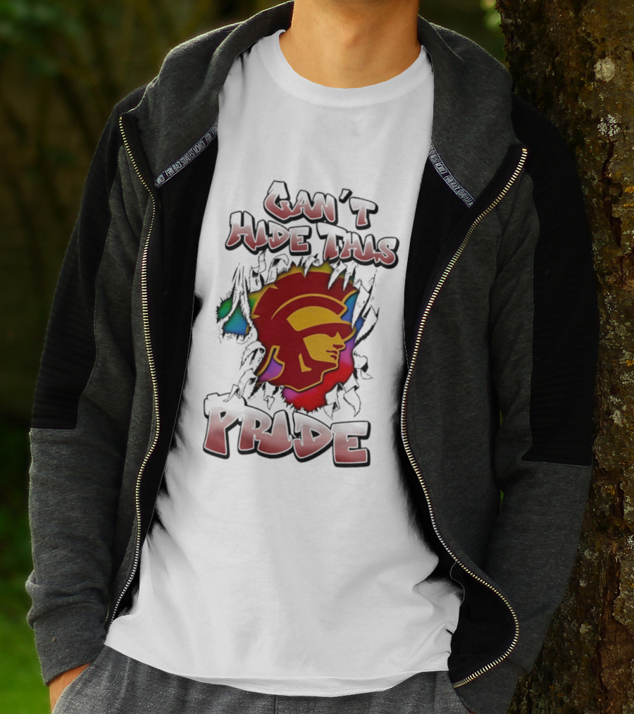 Texas Tech Red Raiders Can't Hide This Pride With USC Trojans Trojan T-Shirt