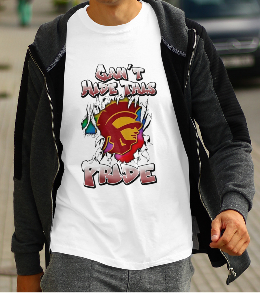 Texas Tech Red Raiders Can't Hide This Pride With USC Trojans Trojan T-Shirt