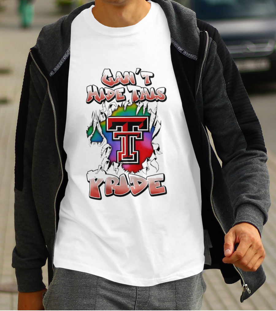Texas Tech Red Raiders Can't Hide This Pride Colorful T T-Shirt