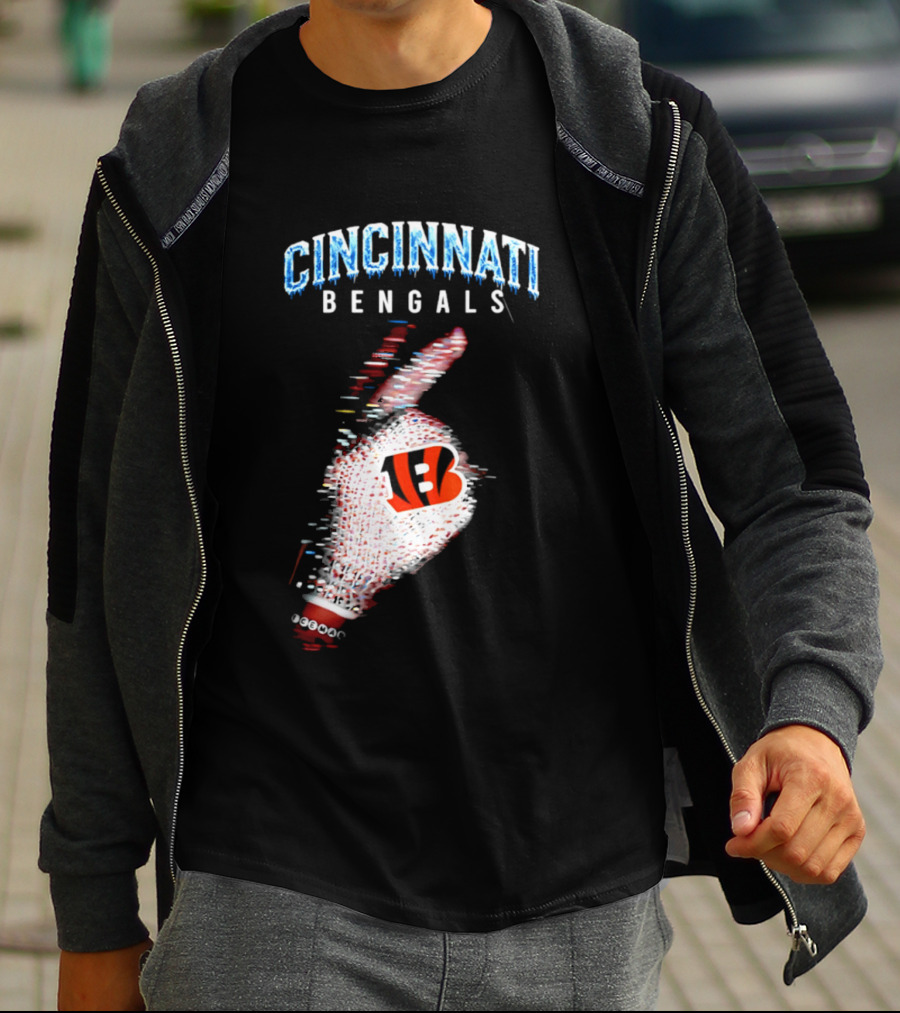 Cincinnati Bengals Iceman Glove Logo 2026 T-Shirt