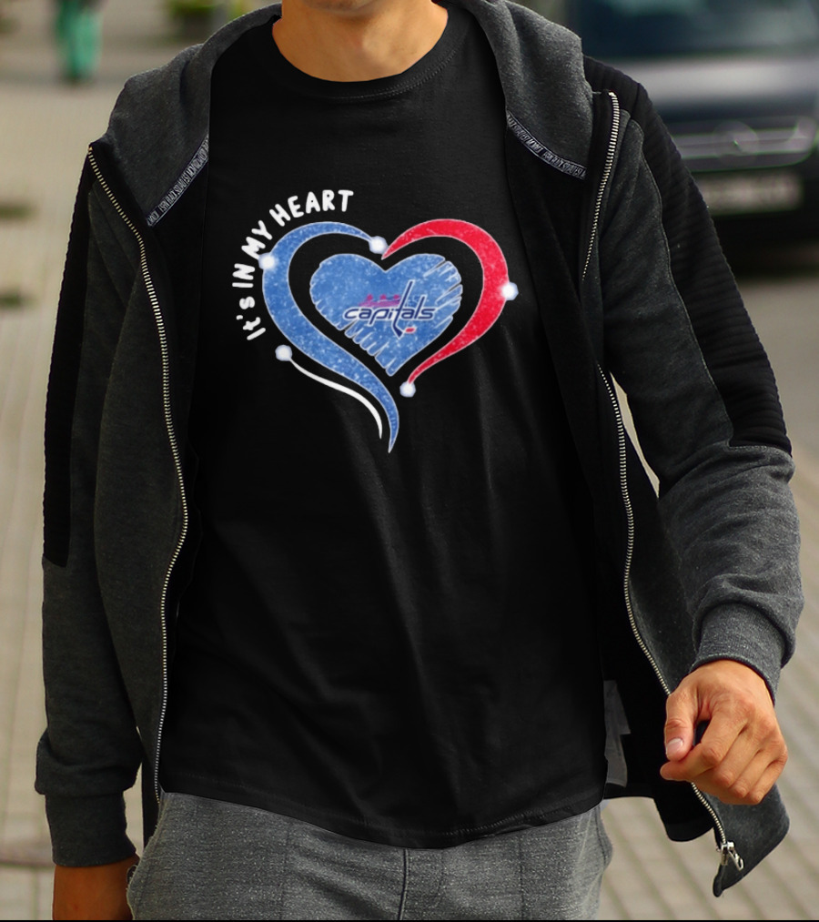 Washington Capitals It's In My Heart NHL 2026 Hockey T-Shirt