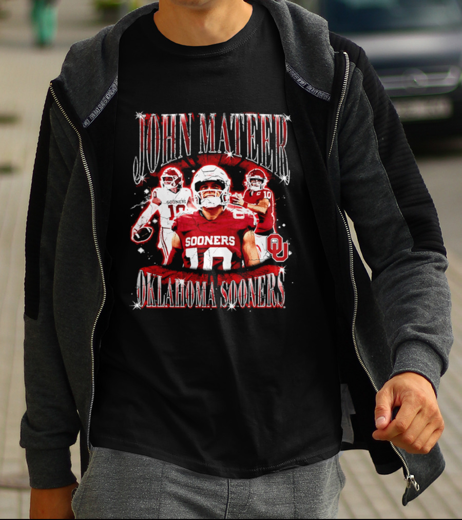 John Mateer Oklahoma Sooners Football The Year Of Mateer T-Shirt