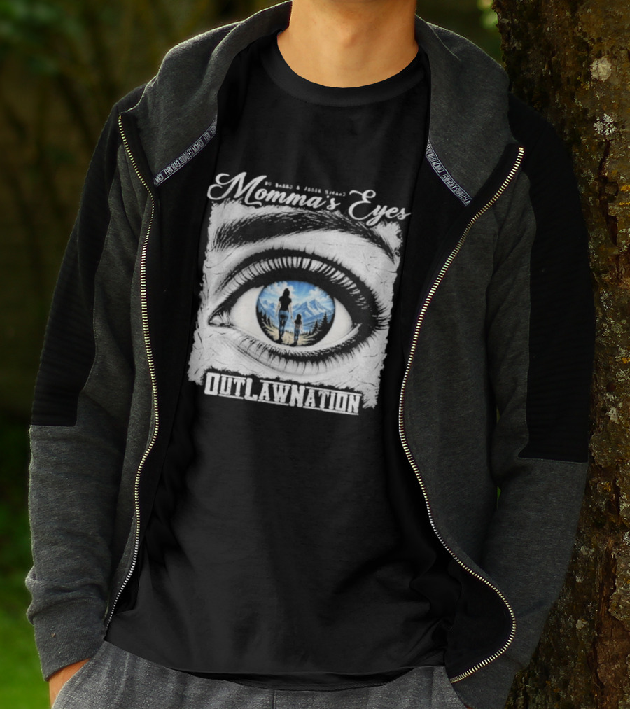 Momma's Eyes Outlaw Nation Country Scene T-Shirt