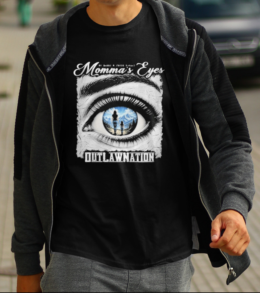 Momma's Eyes Outlaw Nation Country Scene T-Shirt