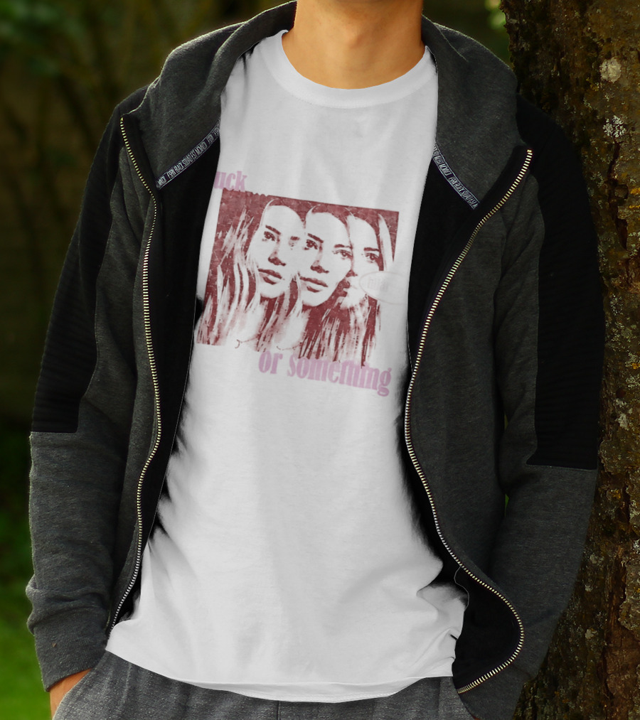 Hilary Duff Faces Luck Or Something T-Shirt