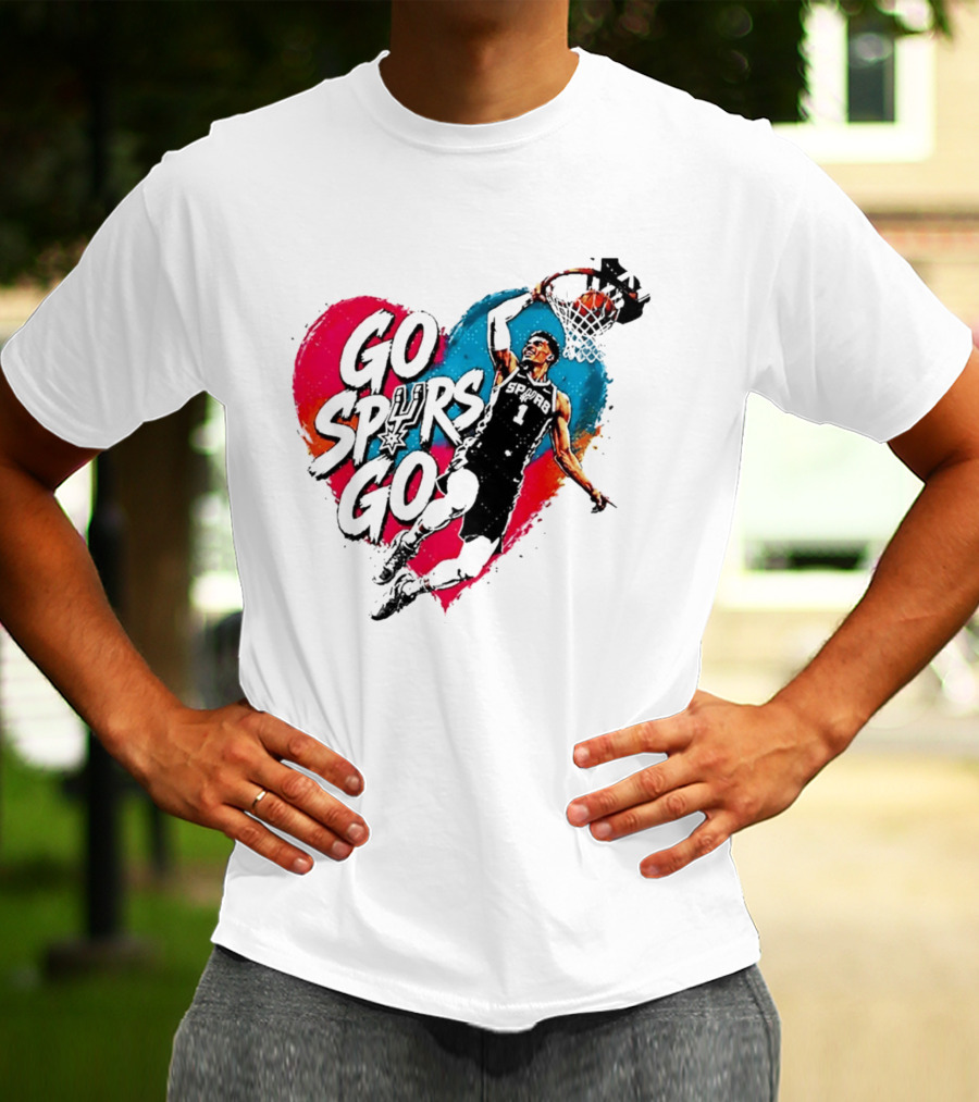 Victor Wembanyama Go Spurs Go San Antonio Basketball 2026 T-Shirt