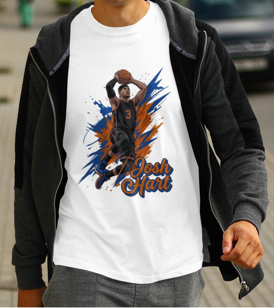 Josh Hart New York Knicks Basketball Number 3 T-Shirt