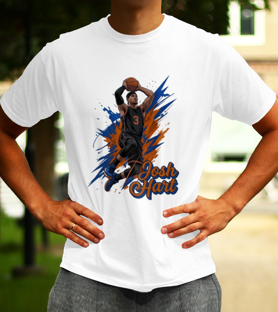 Josh Hart New York Knicks Basketball Number 3 T-Shirt