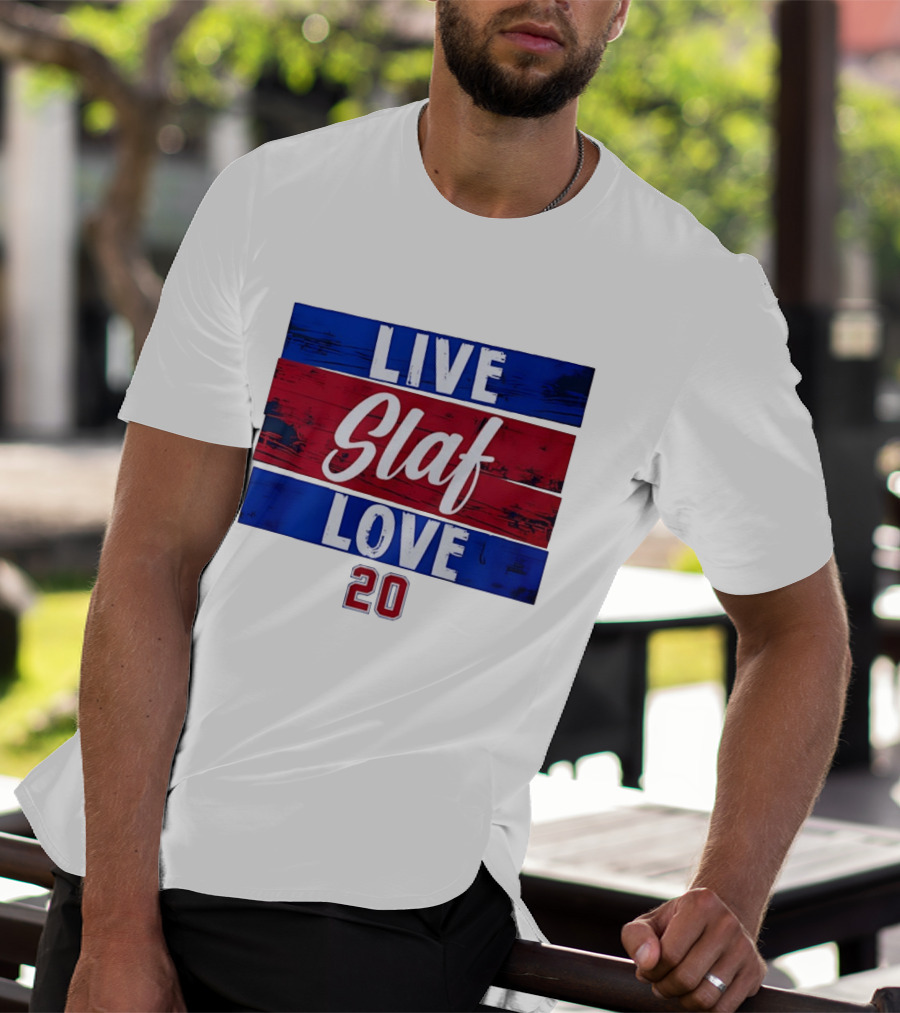 Live Slaf Love 20 Juraj Slafkovsky Montreal Canadiens NHL T-Shirt