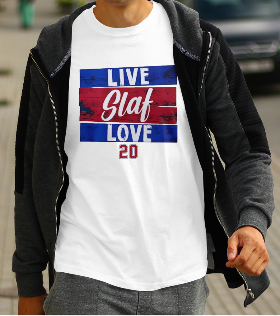 Live Slaf Love 20 Juraj Slafkovsky Montreal Canadiens NHL T-Shirt