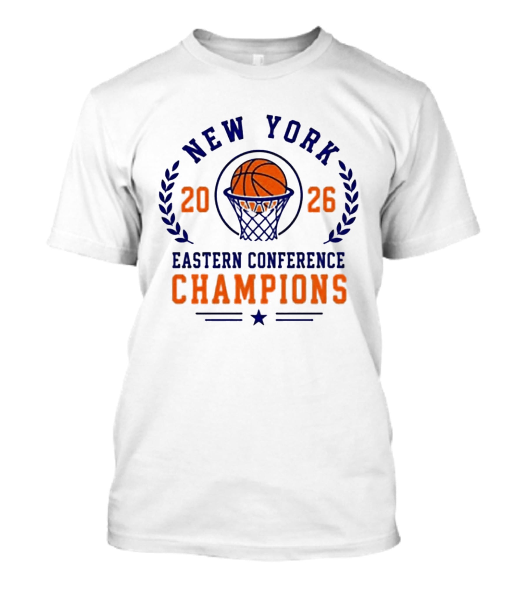 New York 2026 Eastern Conference Champions Basketball T-Shirt