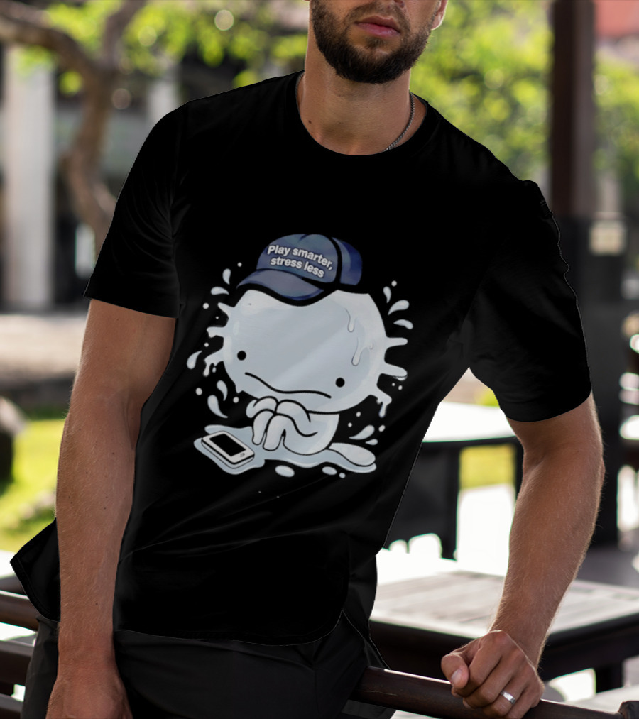 Axolotl Play Smarter Stress Less Hat And Phone T-Shirt