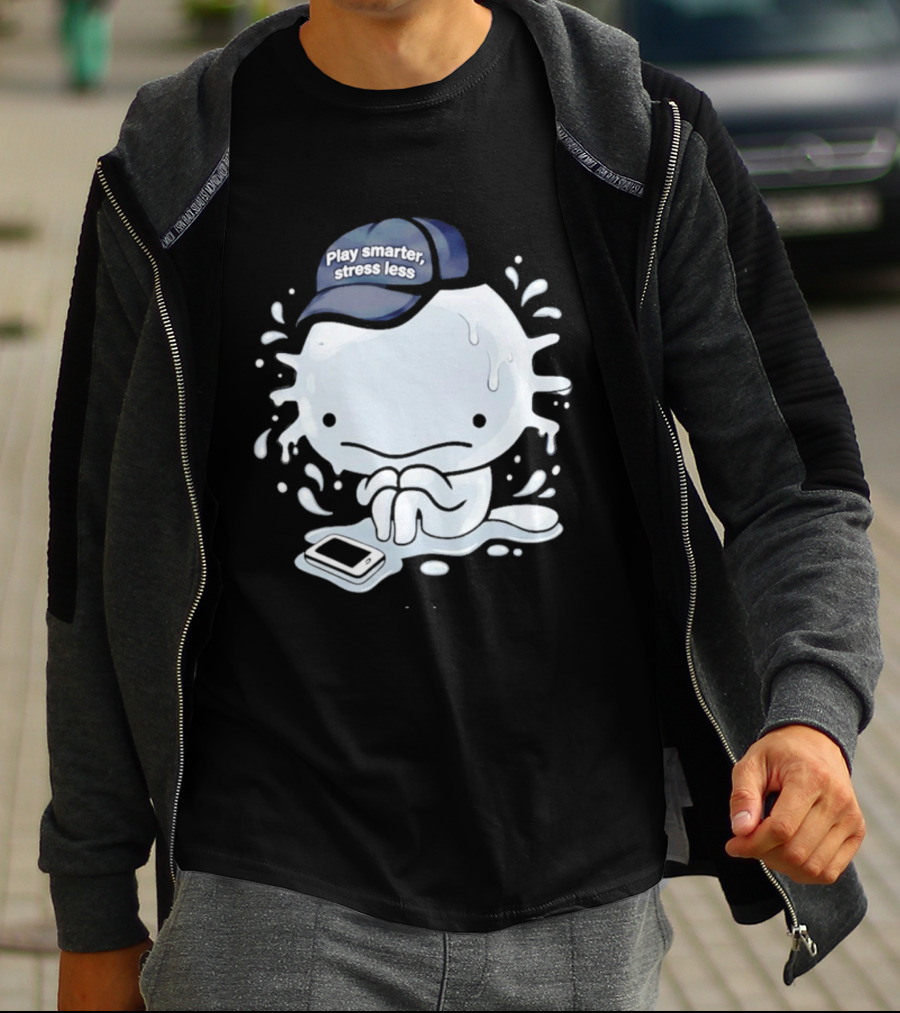 Axolotl Play Smarter Stress Less Hat And Phone T-Shirt