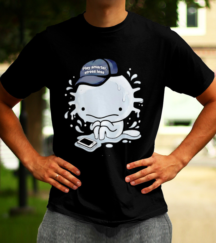 Axolotl Play Smarter Stress Less Hat And Phone T-Shirt