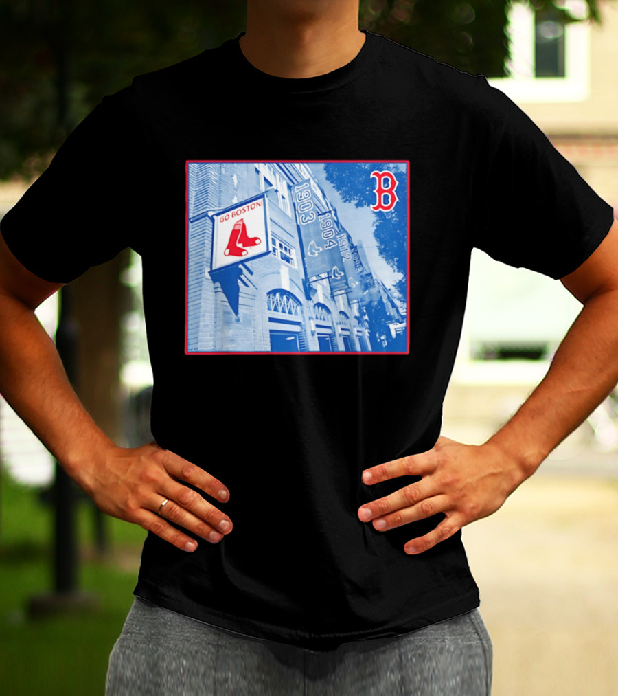 Go Boston Red Sox Banners Fenway Park 1903 1912 T-Shirt