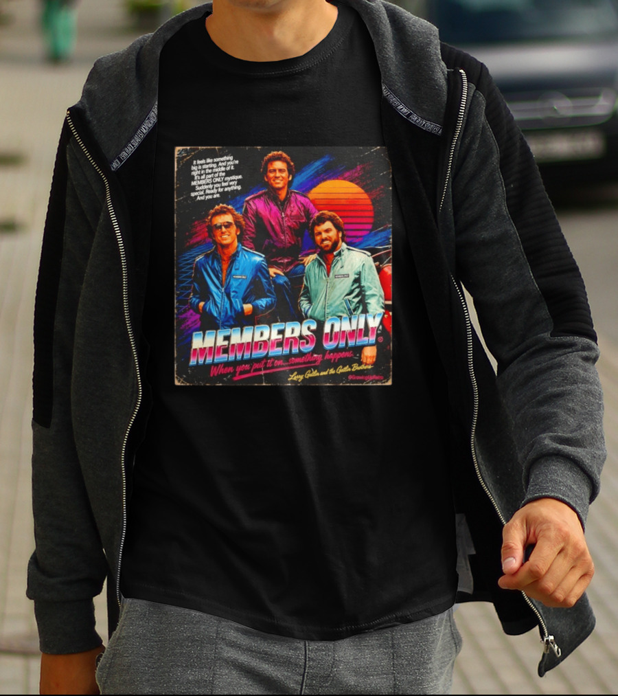 MEMBERS ONLY Larry Gatlin And The Gatlin Brothers Nostalgic 80s Style With Sunset T-Shirt