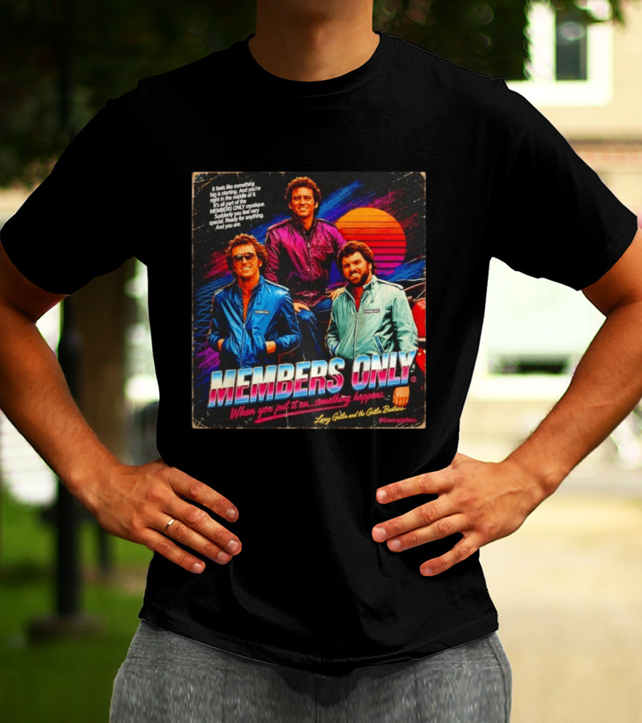 MEMBERS ONLY Larry Gatlin And The Gatlin Brothers Nostalgic 80s Style With Sunset T-Shirt