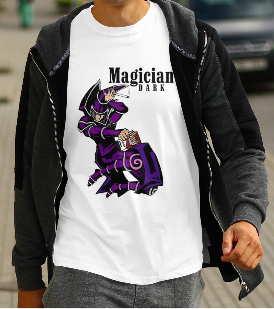 Magician Dark Yu Gi Oh Smoking T-Shirt
