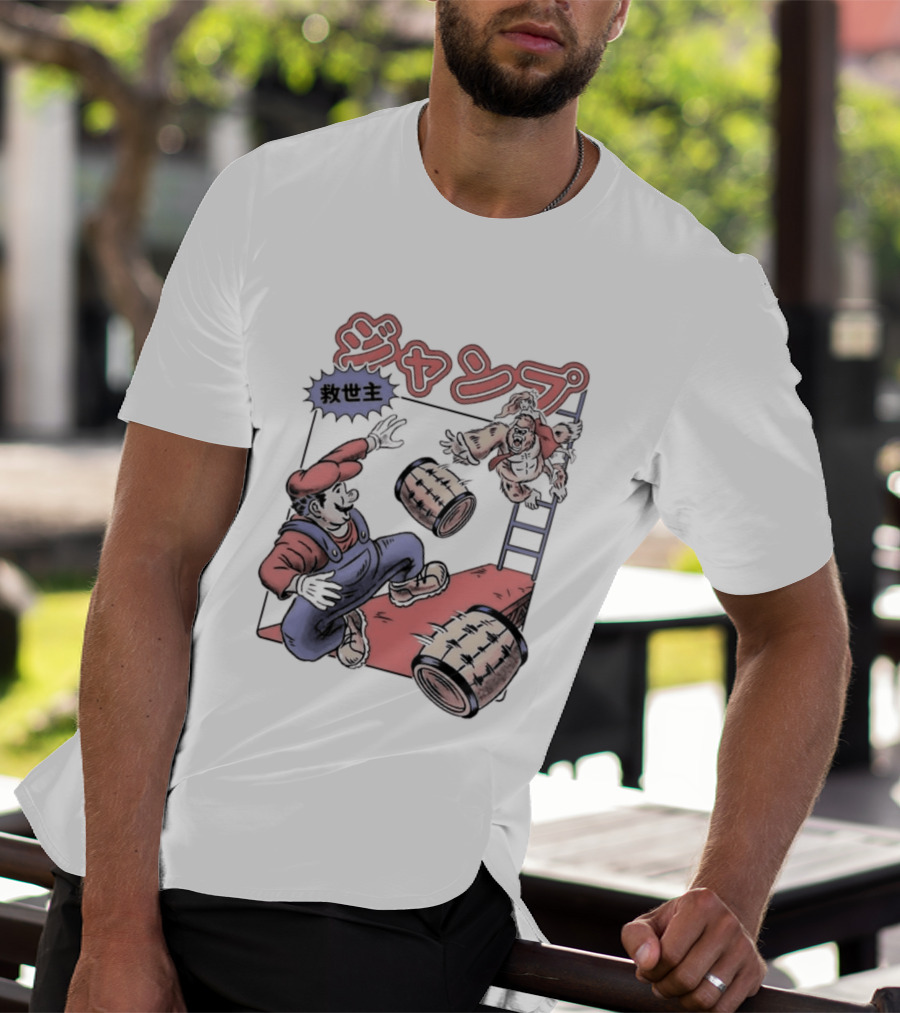 Donkey Kong Barrels Princess Pauline T-Shirt