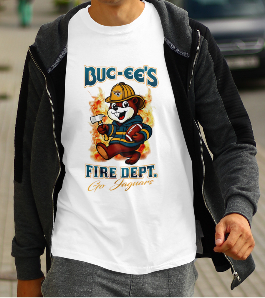 Buc Ee's Fire Dept Jacksonville Jaguars Go Jaguars T-Shirt