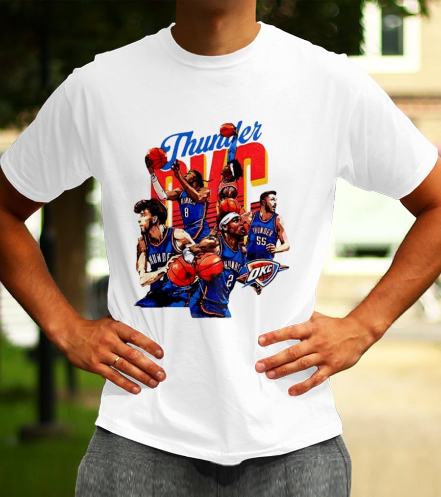 Thunder OKC Shai Gilgeous Chet Holmgren Williams Oklahoma City Basketball NBA 2026 T-Shirt
