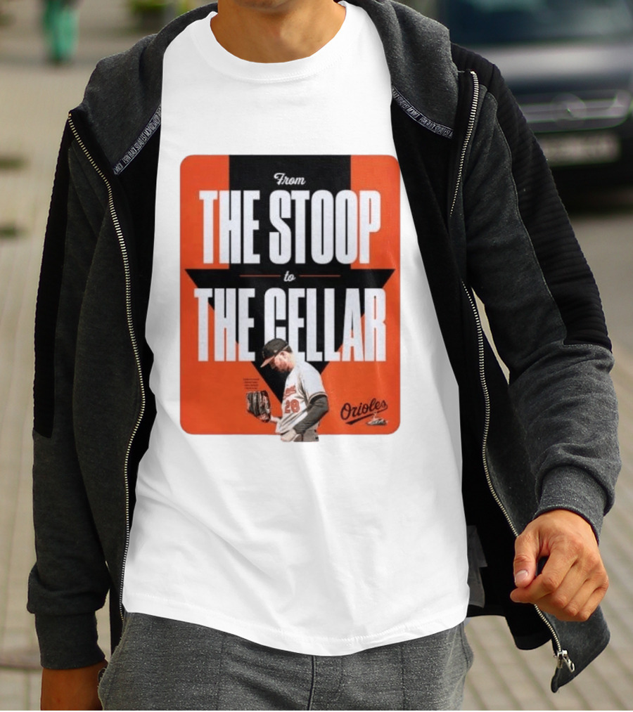 Orioles From The Stoop To The Cellar Trevor Rogers 28 T-Shirt