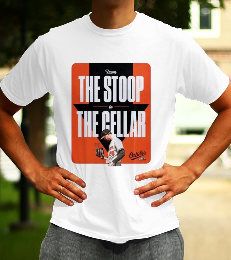Orioles From The Stoop To The Cellar Trevor Rogers 28 T-Shirt