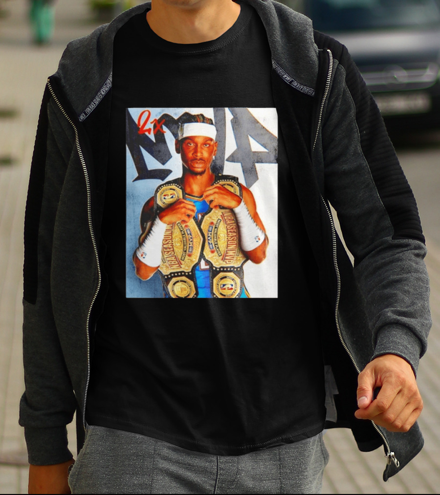 Shai Gilgeous Alexander 2X NBA MVP Champion Image T-Shirt