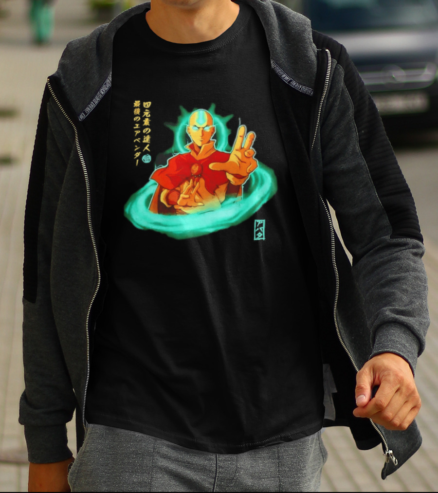 Avatar The Last Airbender Aang Master Of The Four T-Shirt
