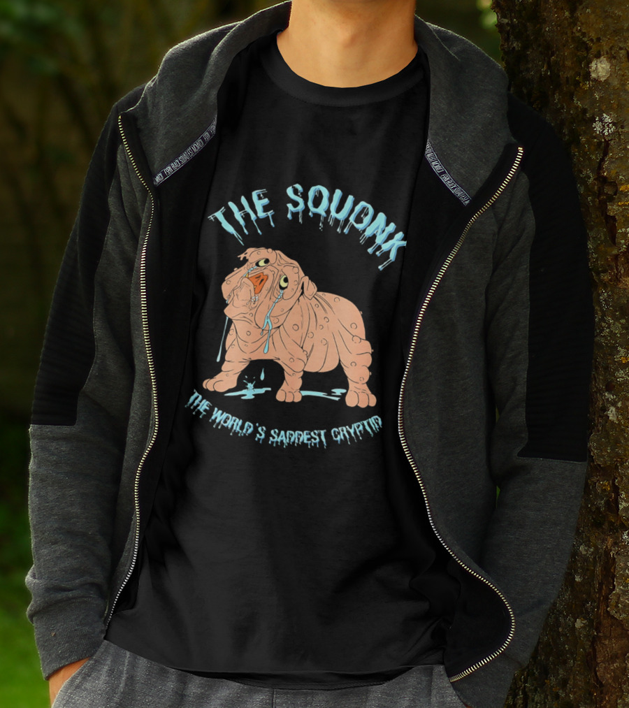 The Squonk World's Saddest Cryptid Dripping T-Shirt