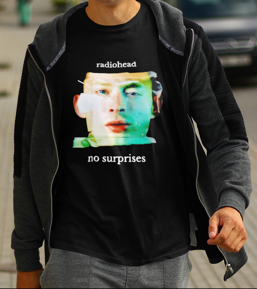 Radiohead No Surprises Thom Yorke Watercolor T-Shirt